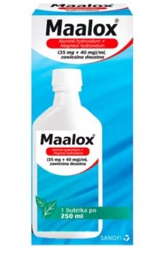 Zdjęcie Maalox zawiesina 250 ml