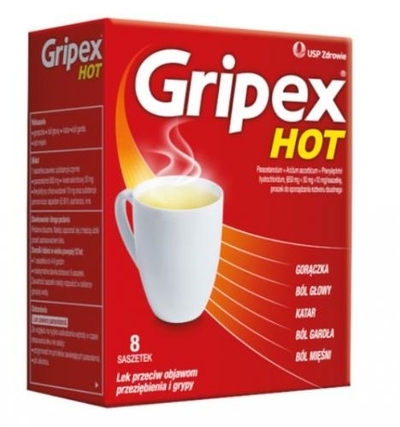 Zdjęcie Gripex HotActiv pr.dop.rozt.doust.12sasz. 